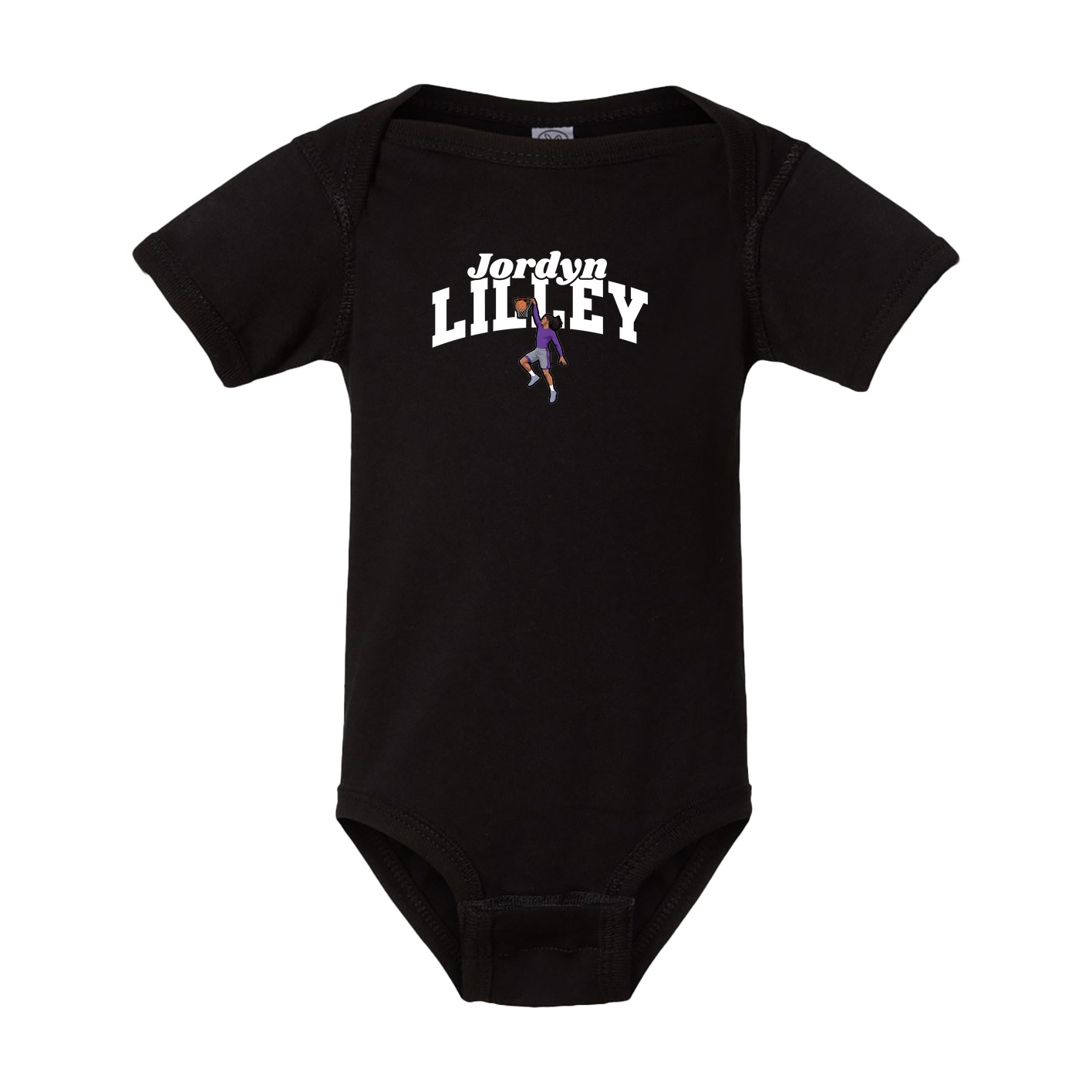 Baby Onesie — Signature Arch in Black