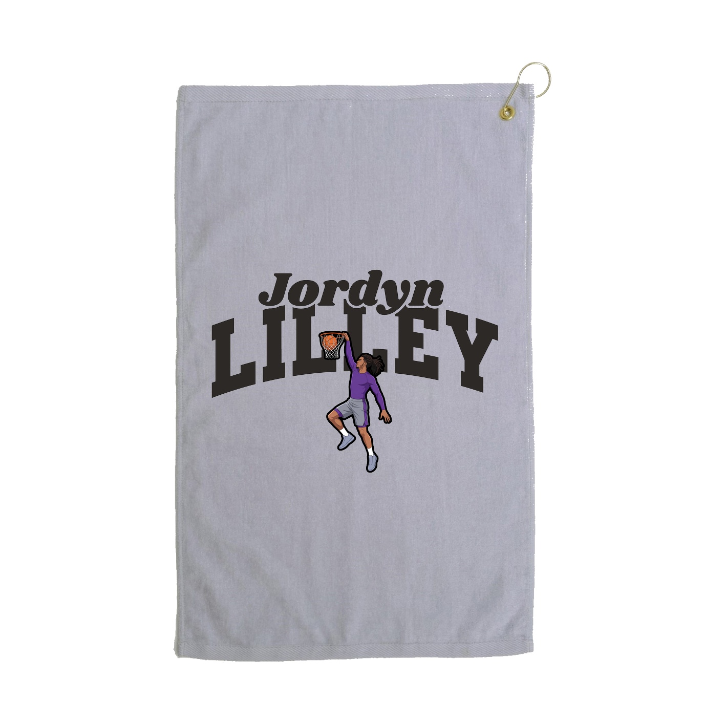 Golf Towel — Signature Arch in Grey
