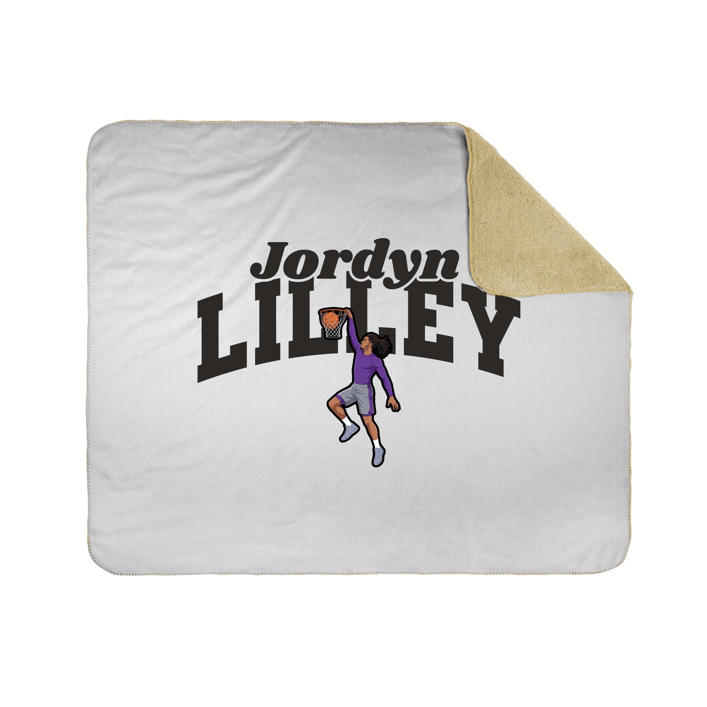 Throw Blanket — Signature Arch in White