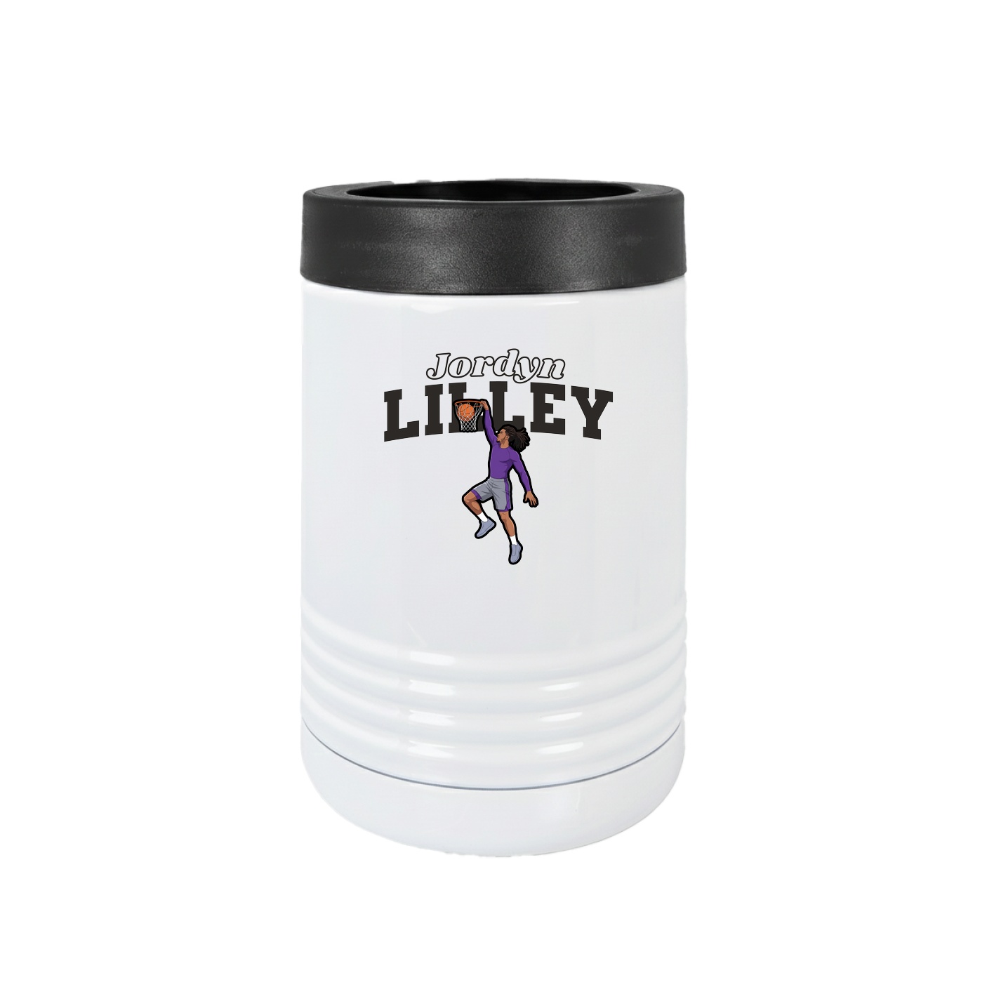 Beverage Holder — Name Arch in White