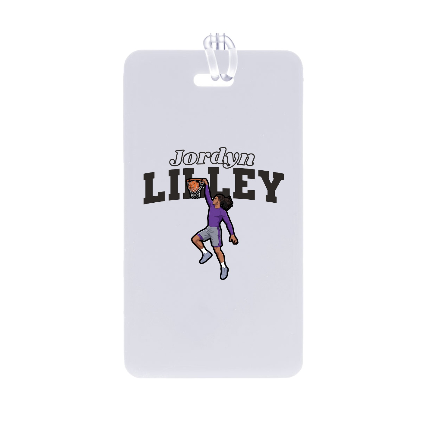 Bag Tag — Name Arch in Classic