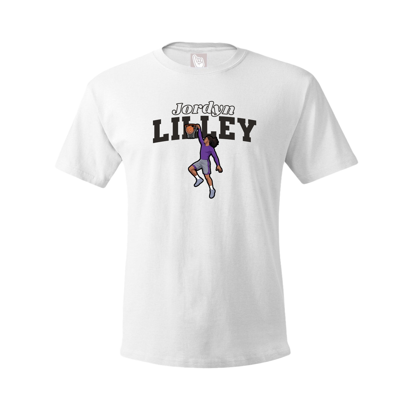 Tee — Name Arch in White