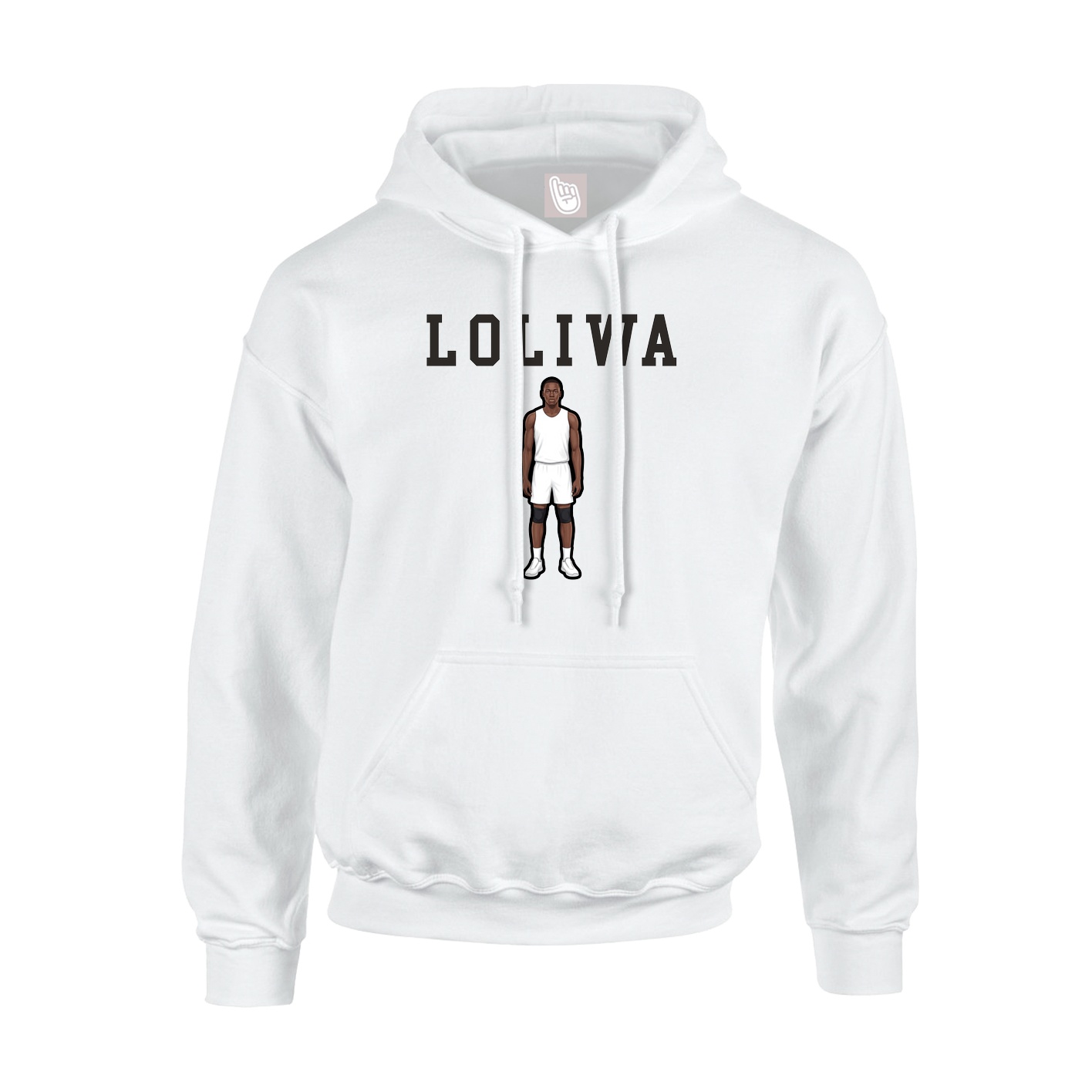 Hoodie — Shirsey in White