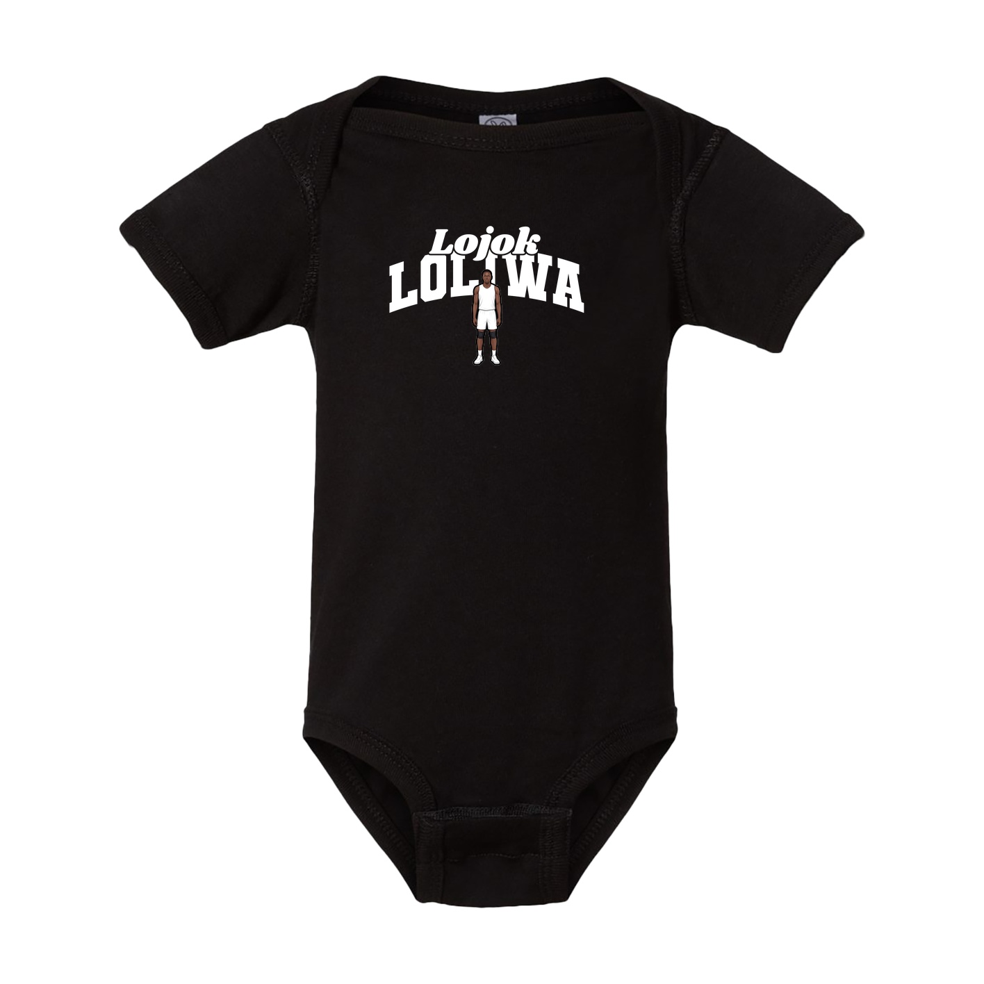 Baby Onesie — Signature Arch in Black