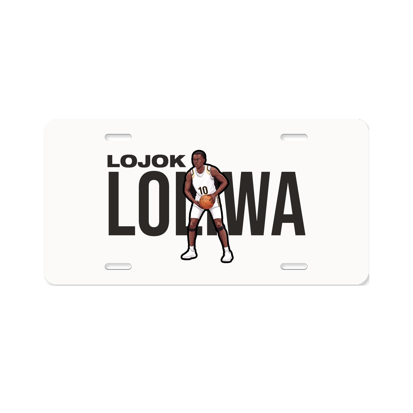 License Plate — Player Name in Classic