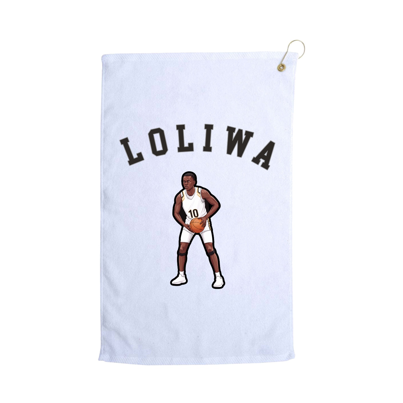 Golf Towel — Shirsey Arch in White