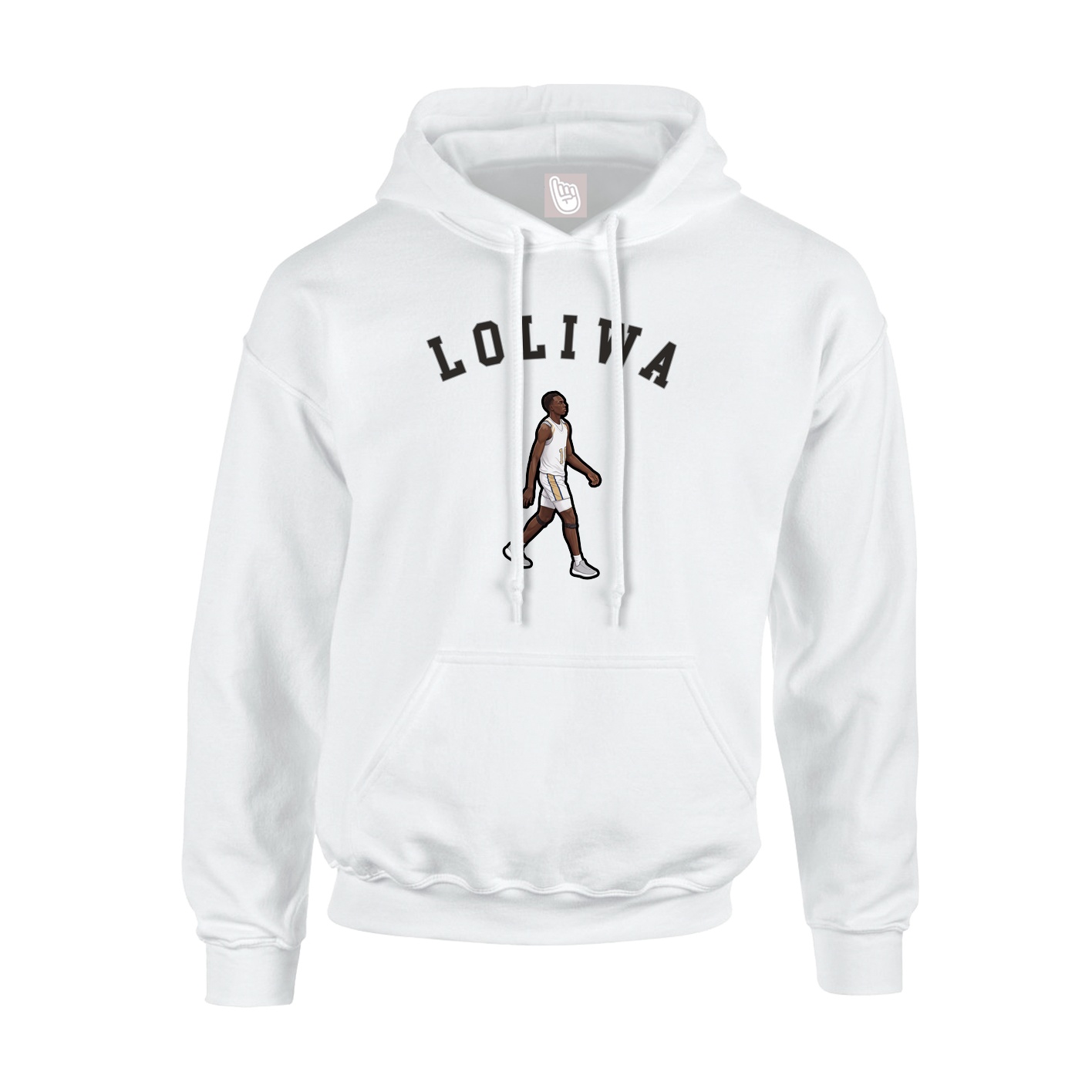Youth Hoodie — Shirsey Arch in White