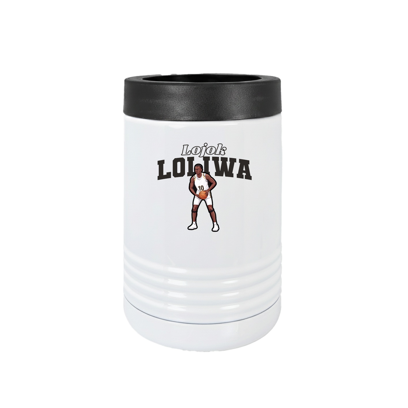 Beverage Holder — Name Arch in White