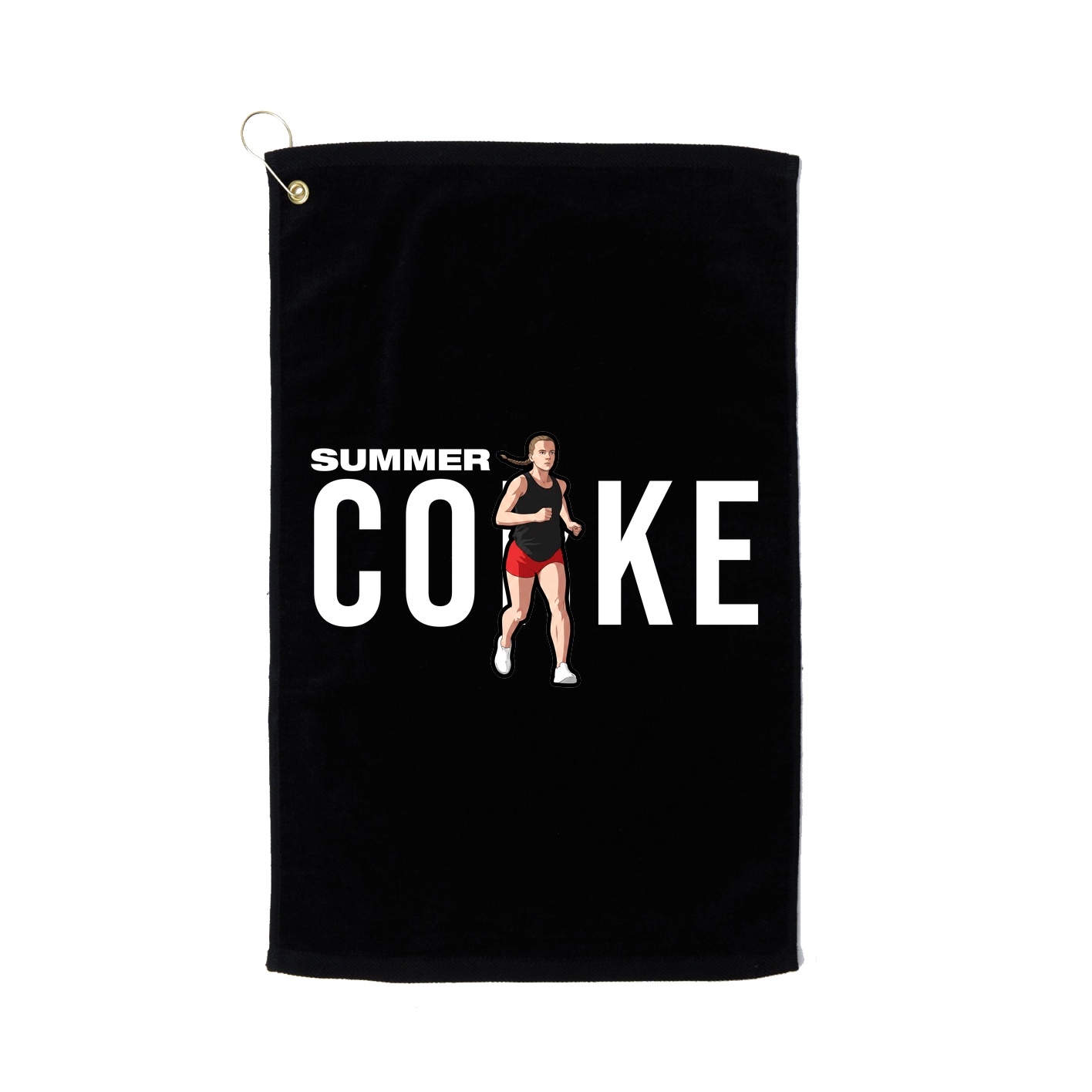 Golf Towel — Player Name in Black