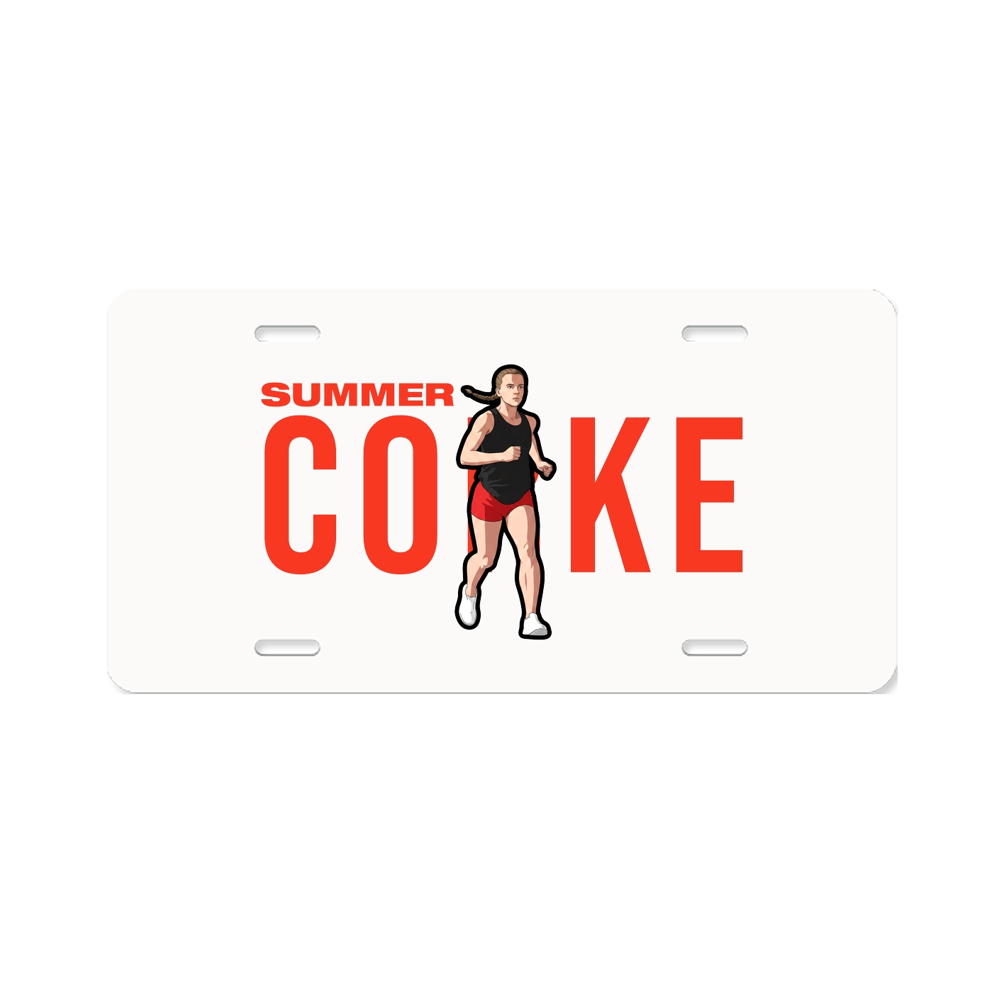 License Plate — Player Name in Classic