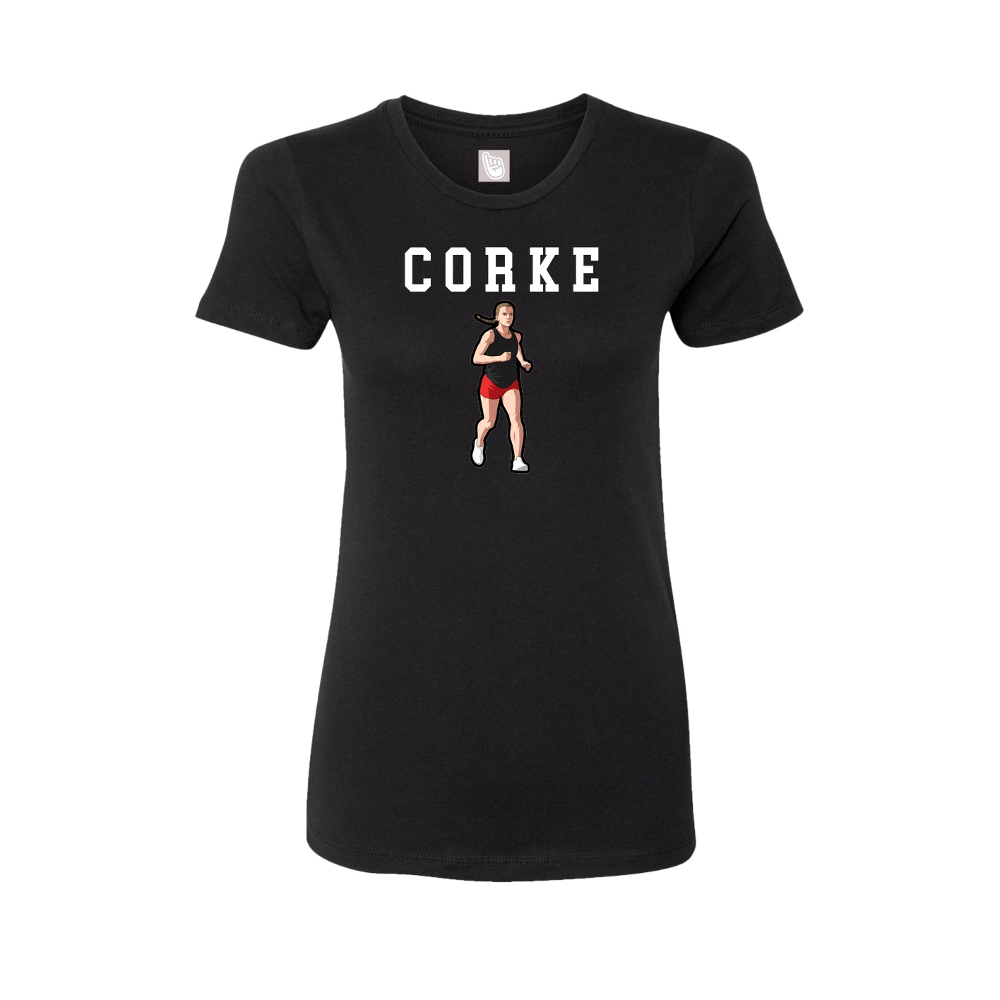 Fitted Women's Tee — Shirsey in Black