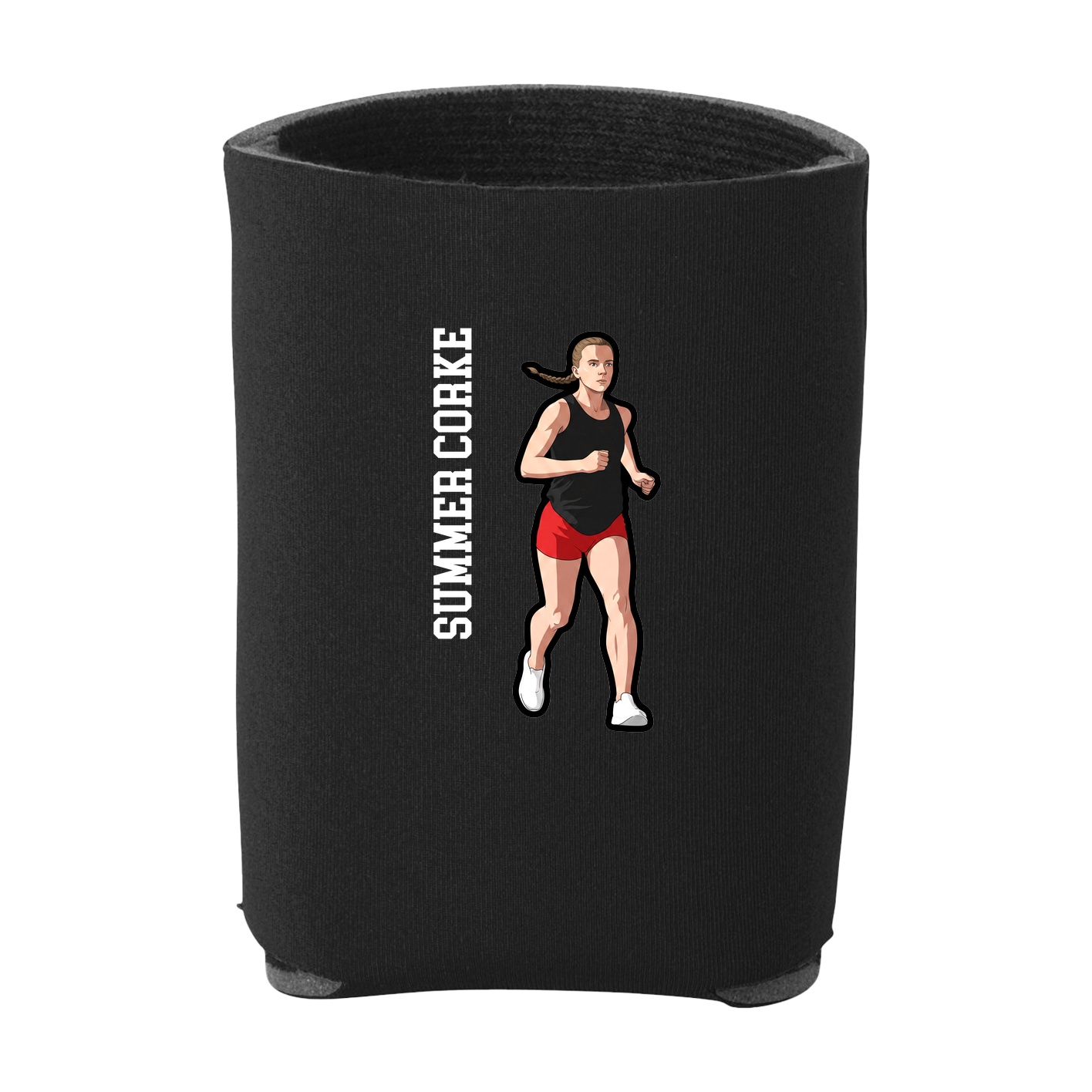 Can Holder — Name Vertical in Black