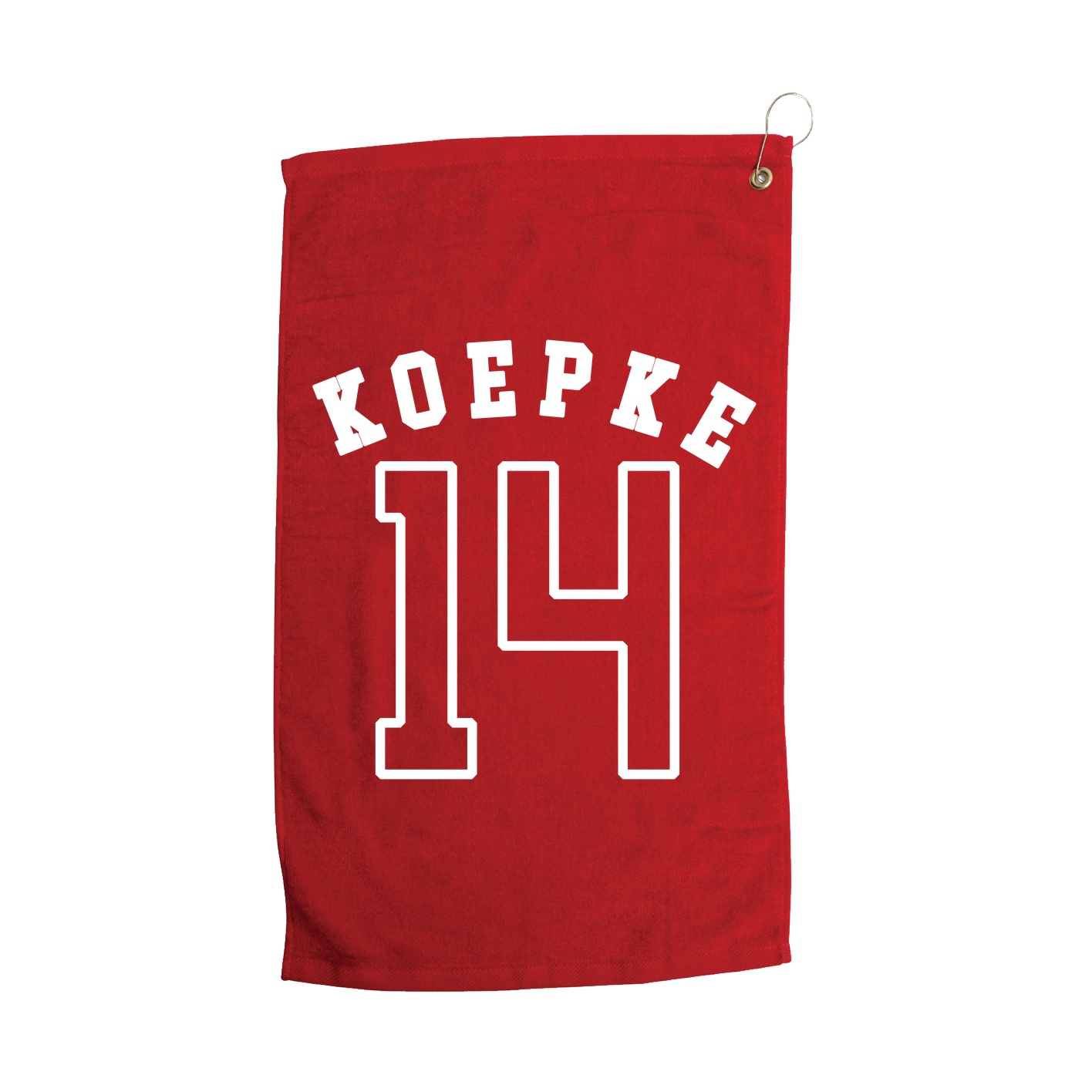 Golf Towel — Shirsey Arch in Red