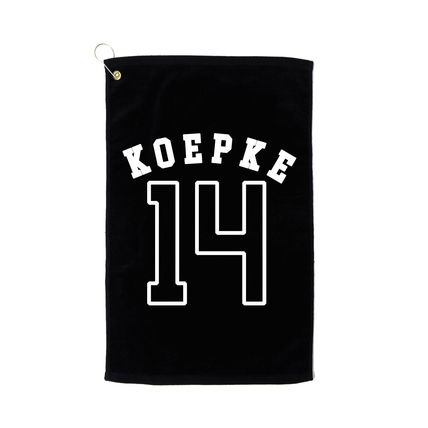 Golf Towel — Shirsey Arch in Black