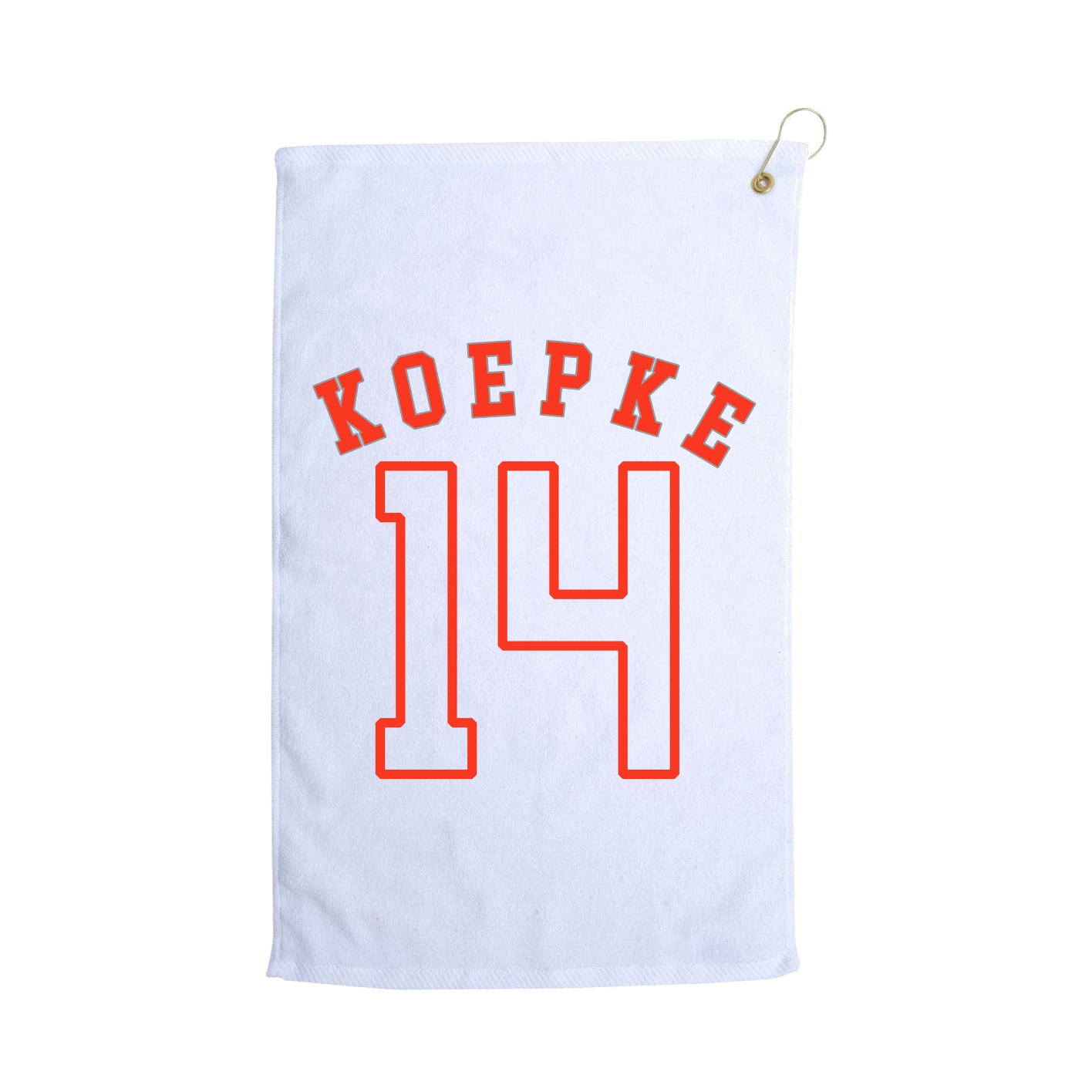 Golf Towel — Shirsey Arch in White