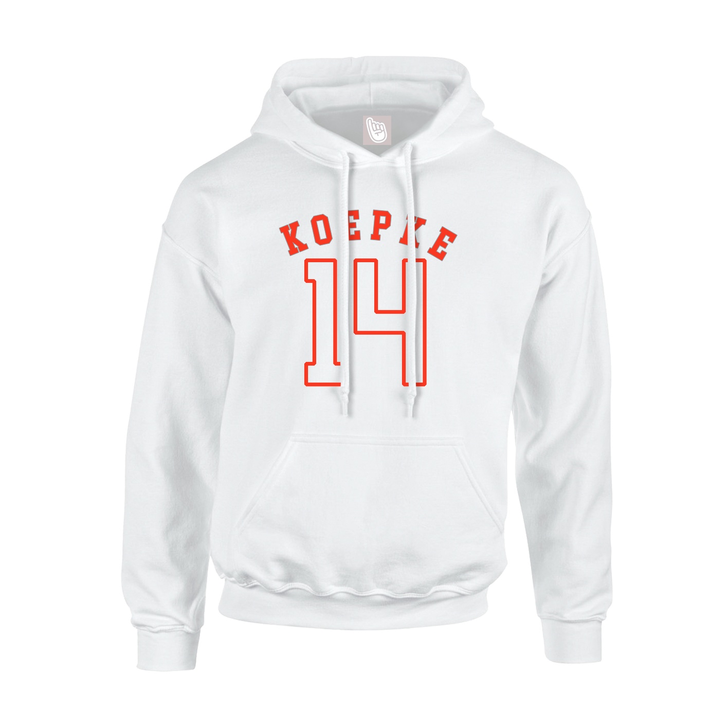 Hoodie — Shirsey Arch in White