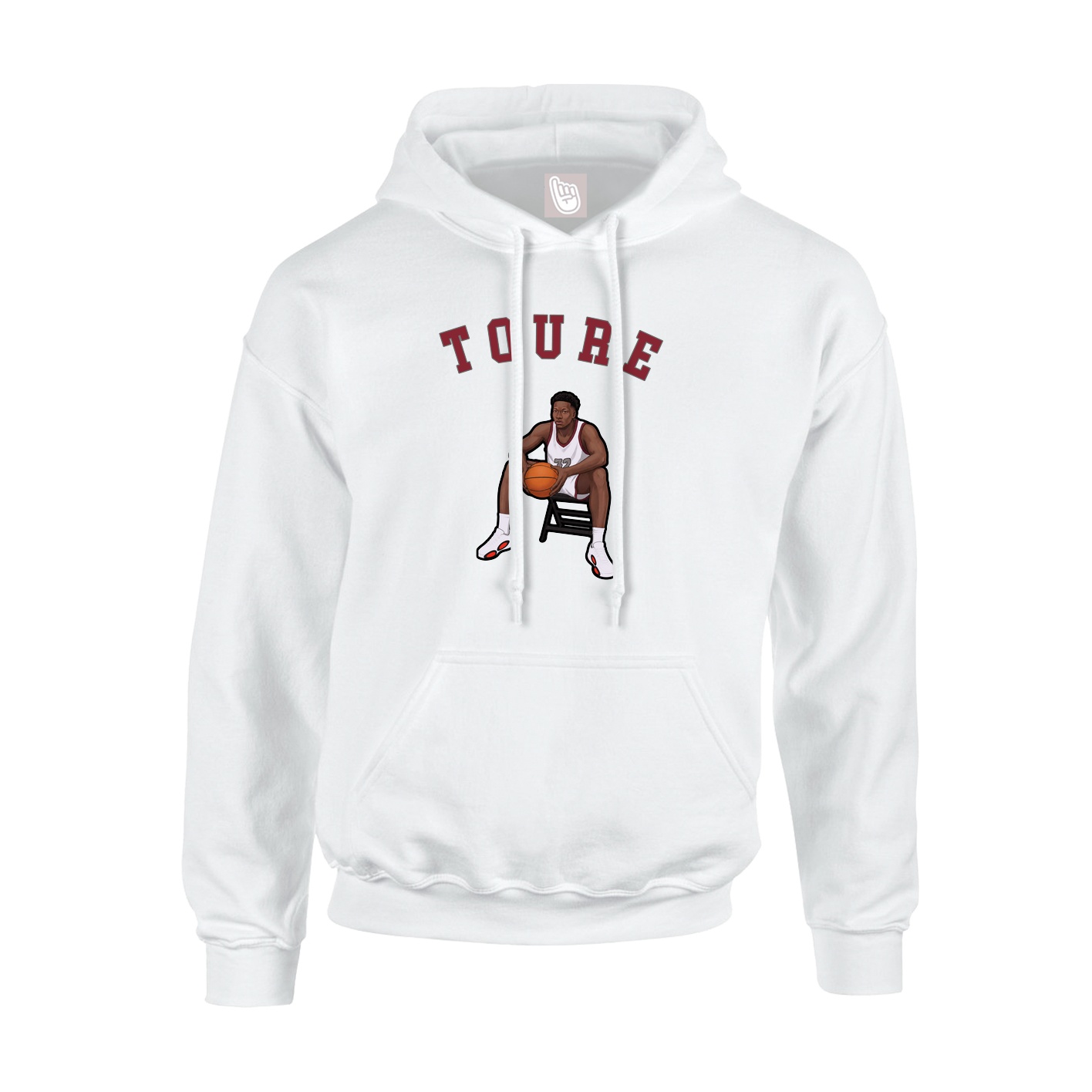 Hoodie — Shirsey Arch in White