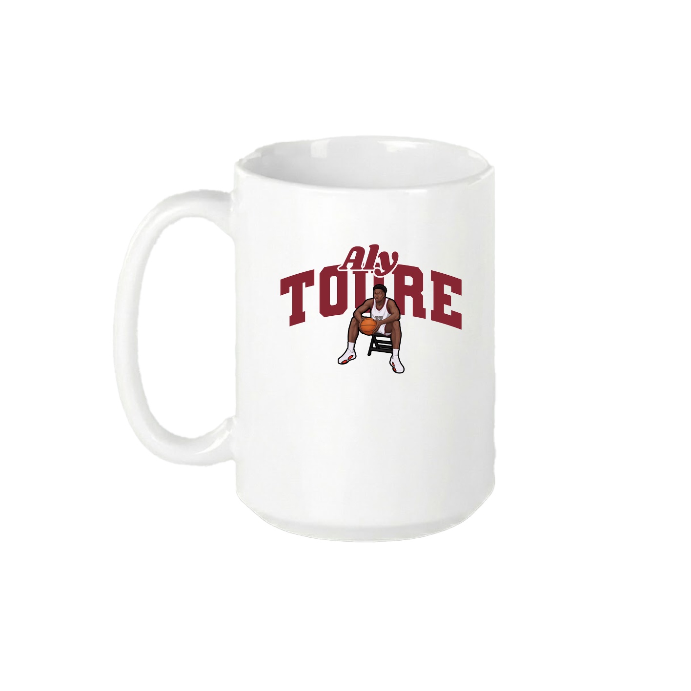 15oz Coffee Mug — Signature Arch in White