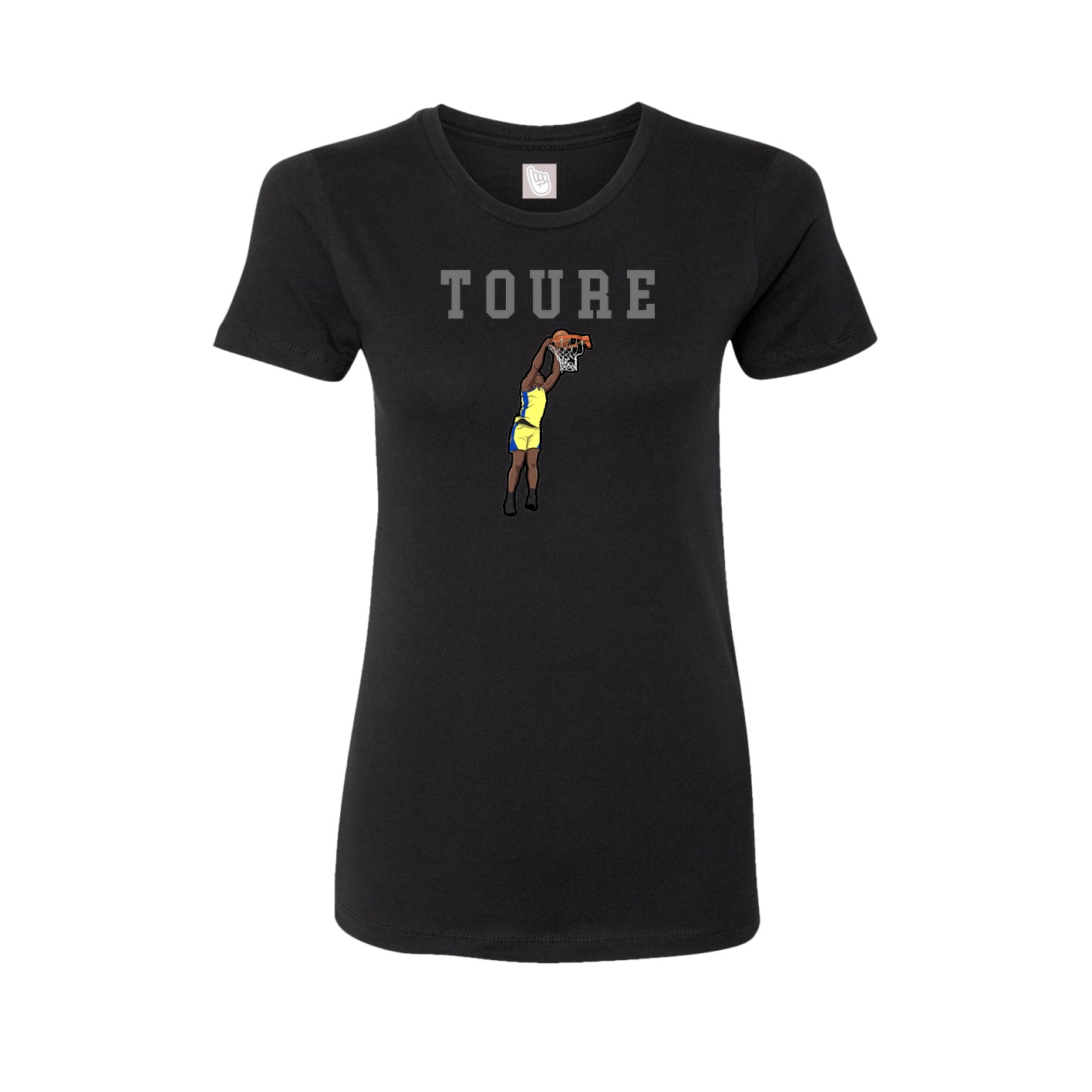 Fitted Women's Tee — Shirsey in Black