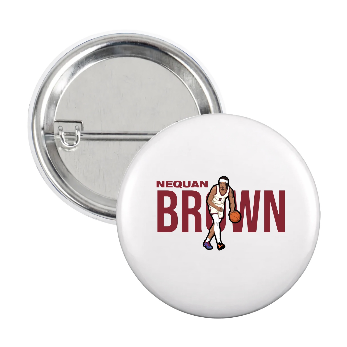 Game Day Button — Player Name in White