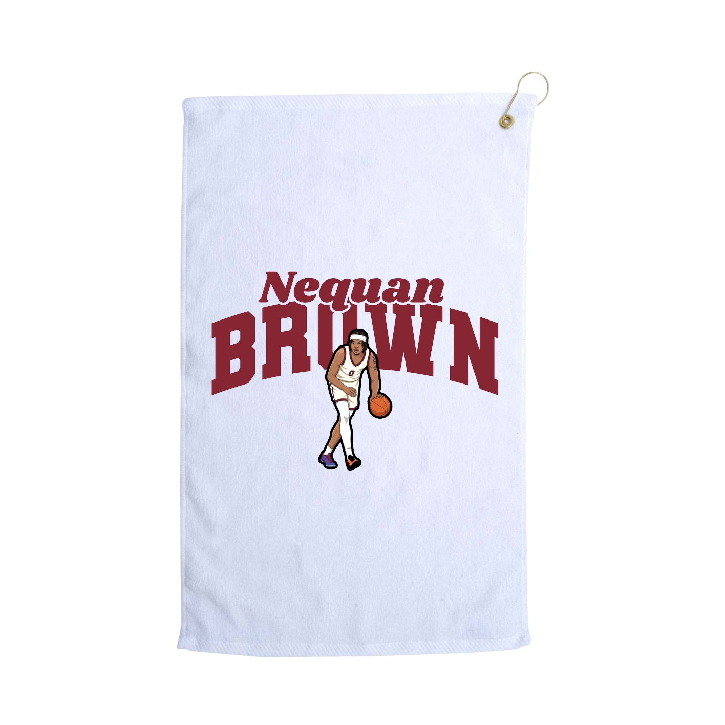 Golf Towel — Signature Arch in White