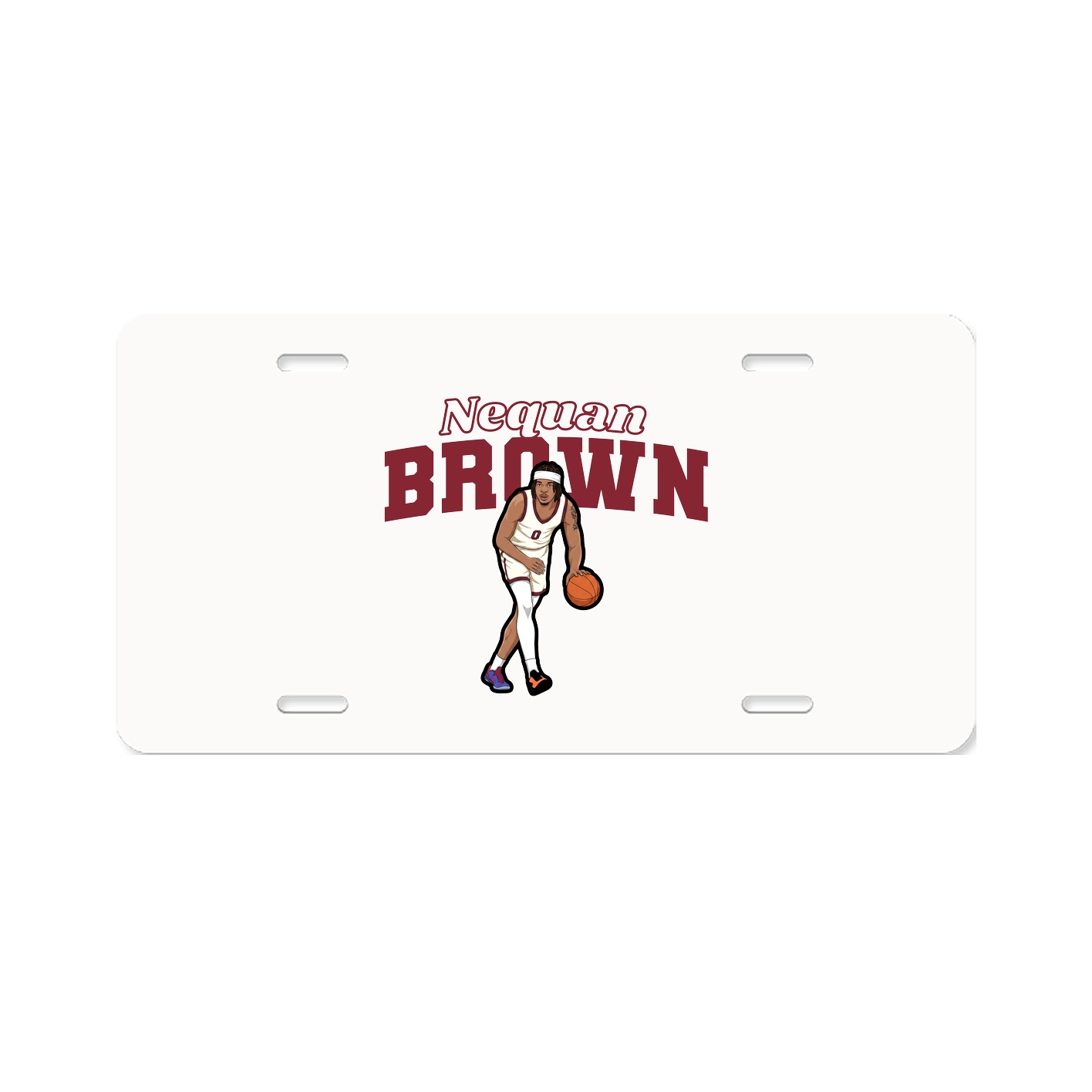 License Plate — Name Arch in Classic