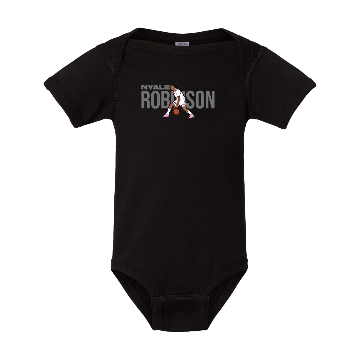 Baby Onesie — Player Name in Black