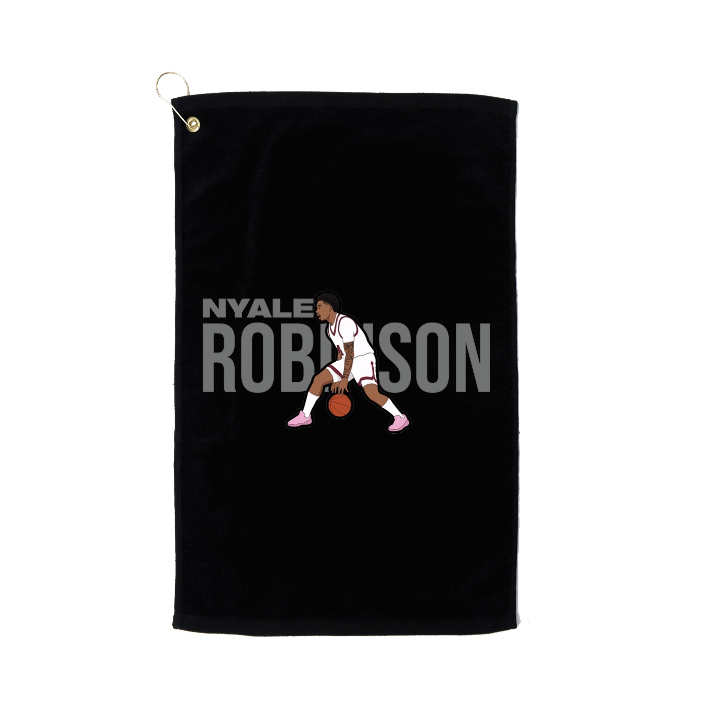 Golf Towel — Player Name in Black