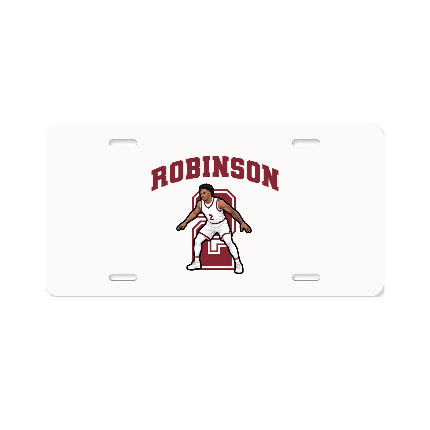 License Plate — Number in Classic