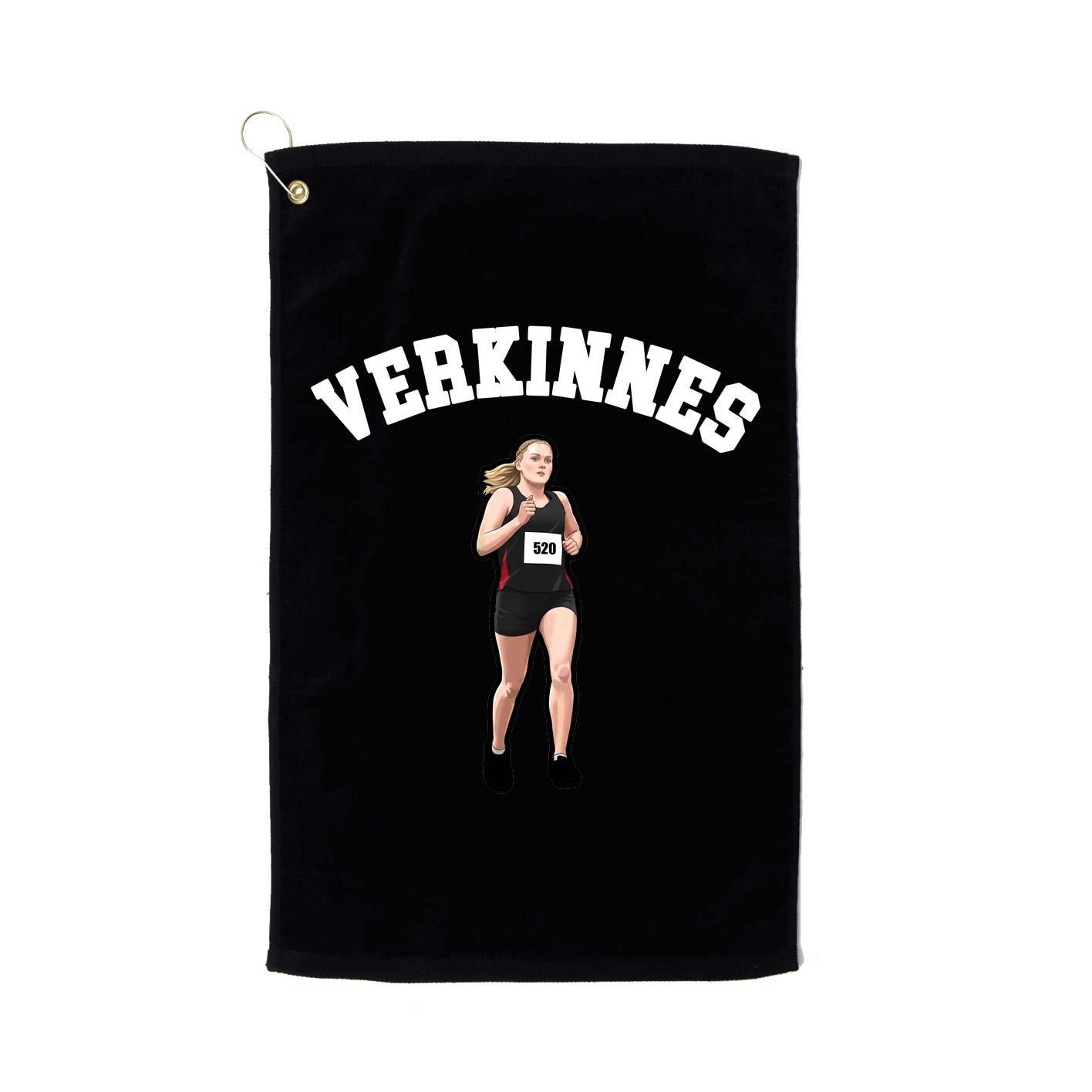Golf Towel — Shirsey Arch in Black