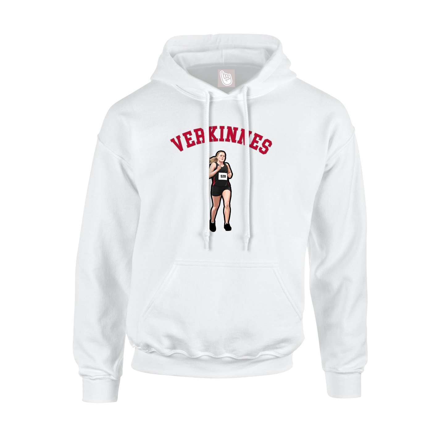 Hoodie — Shirsey Arch in White