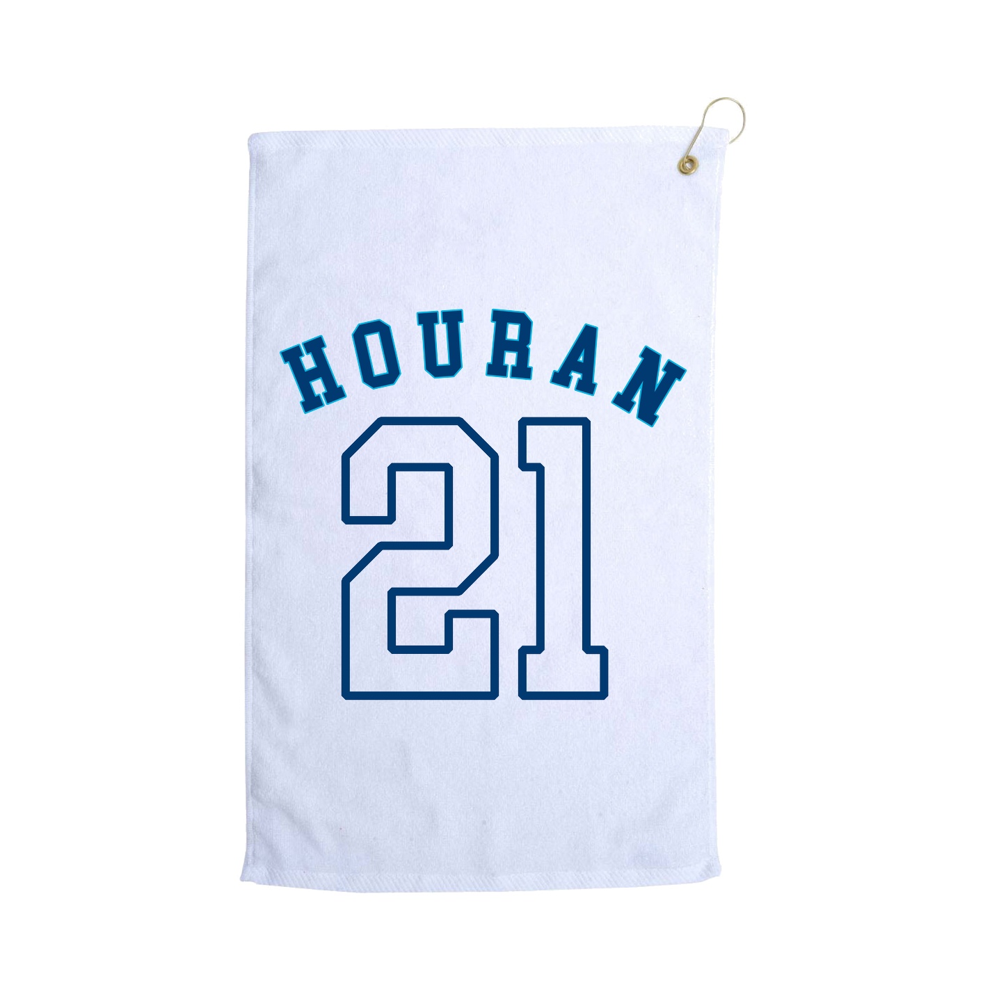 Golf Towel — Shirsey Arch in White