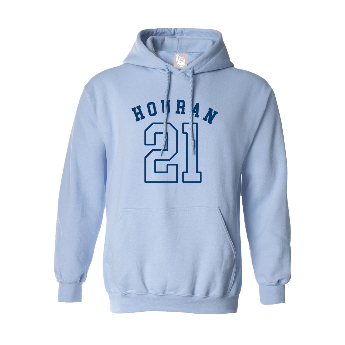 Hoodie — Shirsey Arch in Light Blue