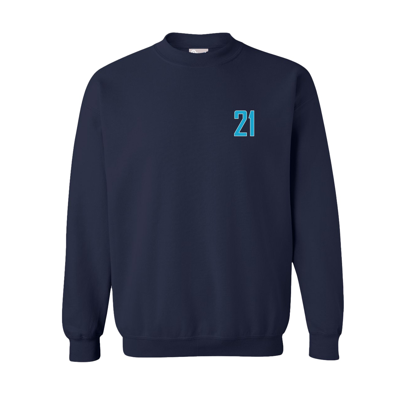 Fleece Crew — Front Shirsy in Navy