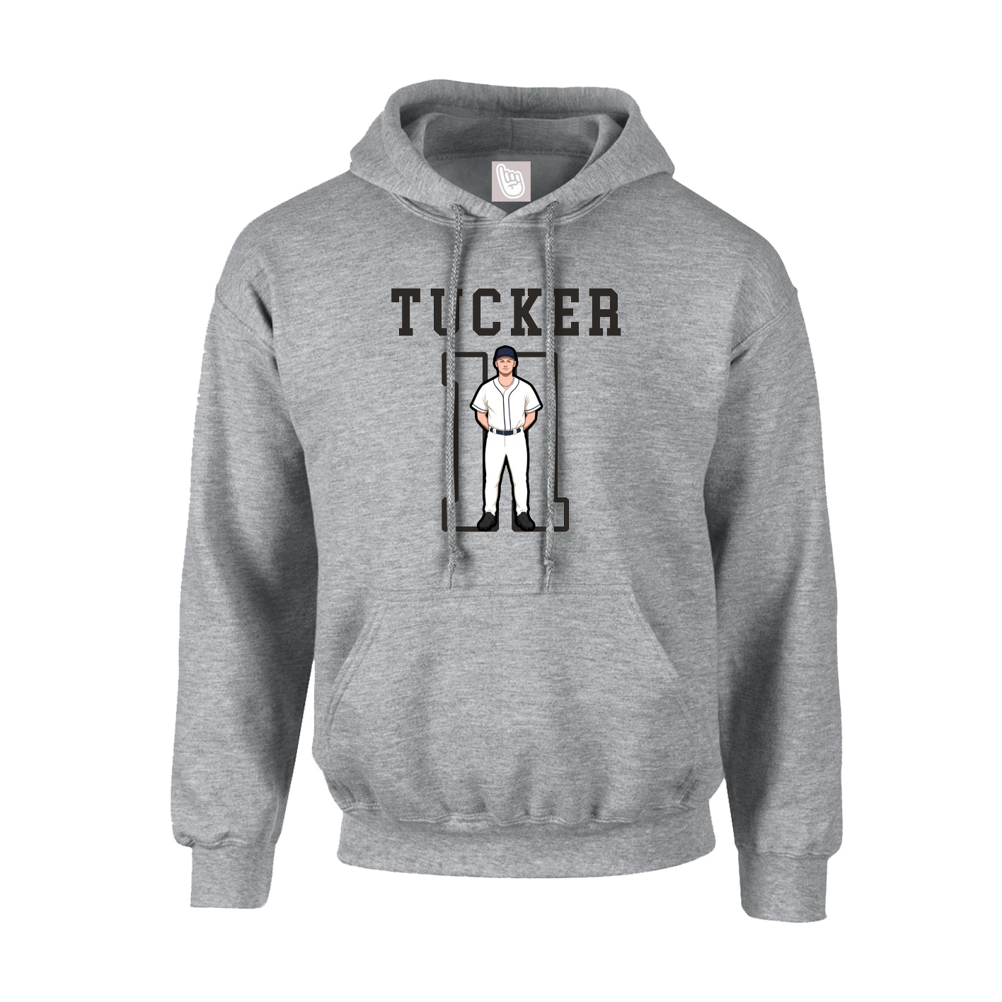 Hoodie — Shirsey in Grey