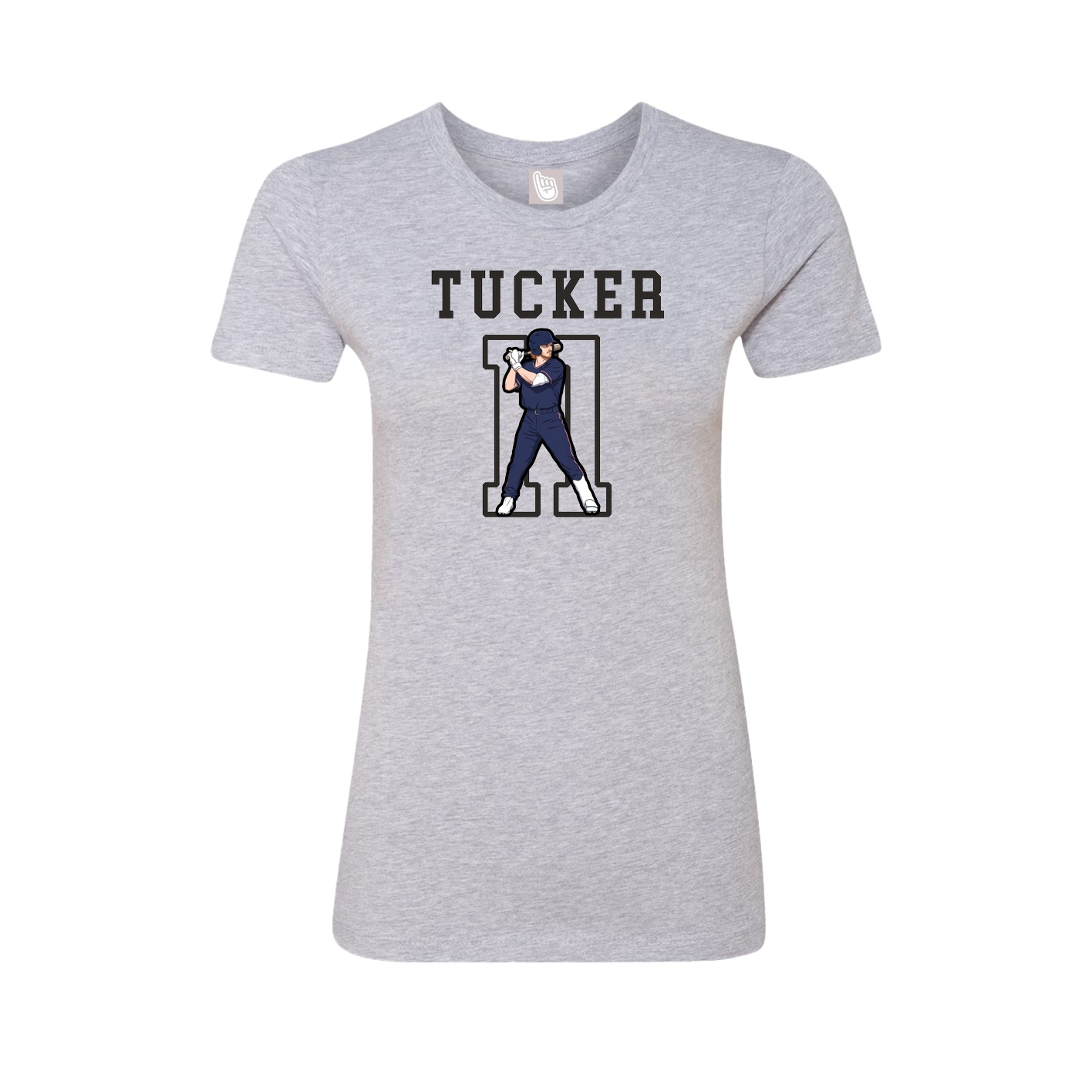 Fitted Women's Tee — Shirsey in Grey