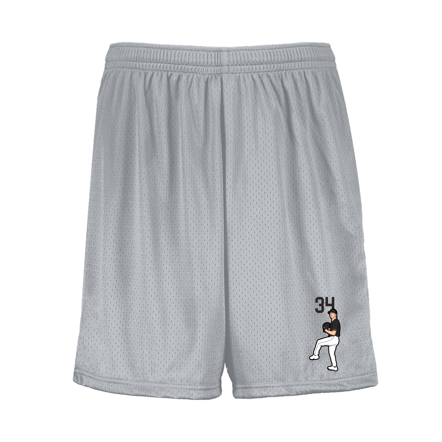 Shorts — Number Top in Silver