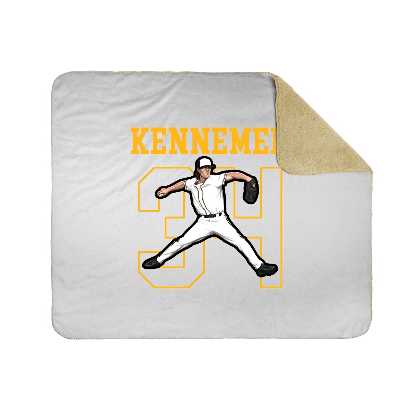 Throw Blanket — Shirsey in White