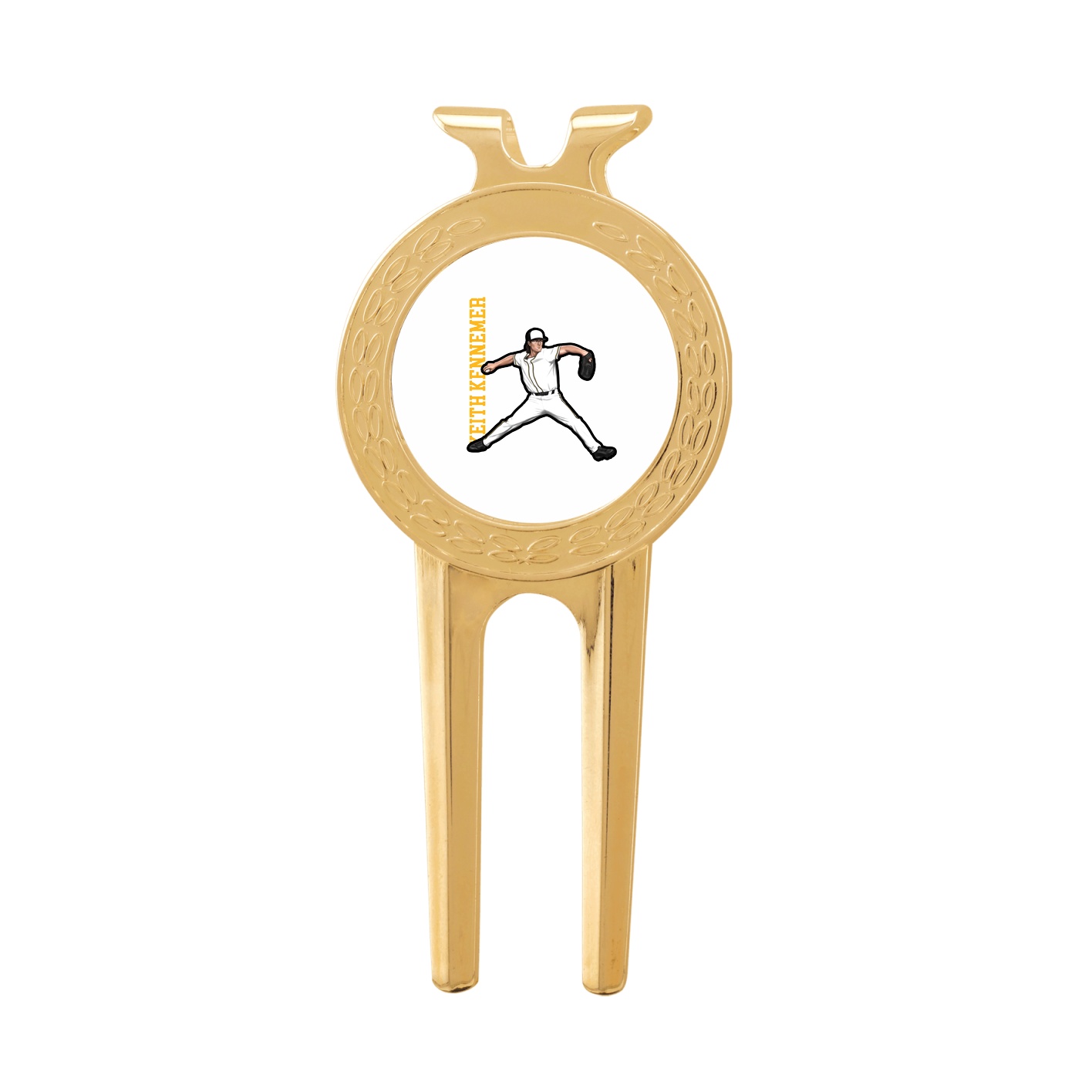 Divot Tool with Ball Marker — Name Vertical in Classic
