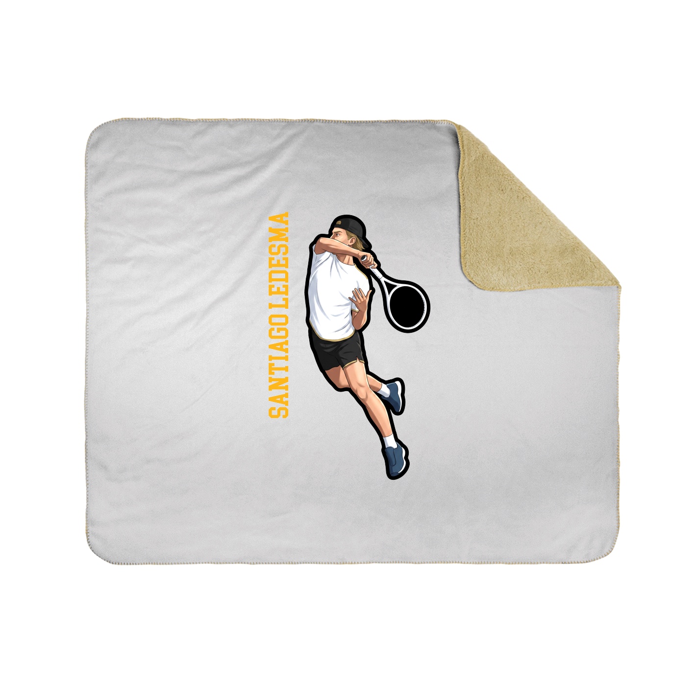 50x60 Sherpa Lined Throw Blanket