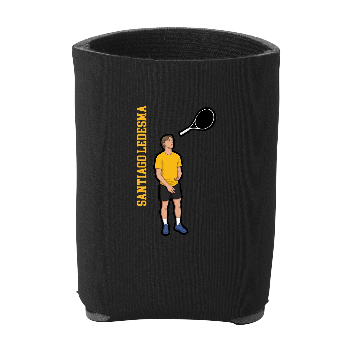 Can Holder — Name Vertical in Black