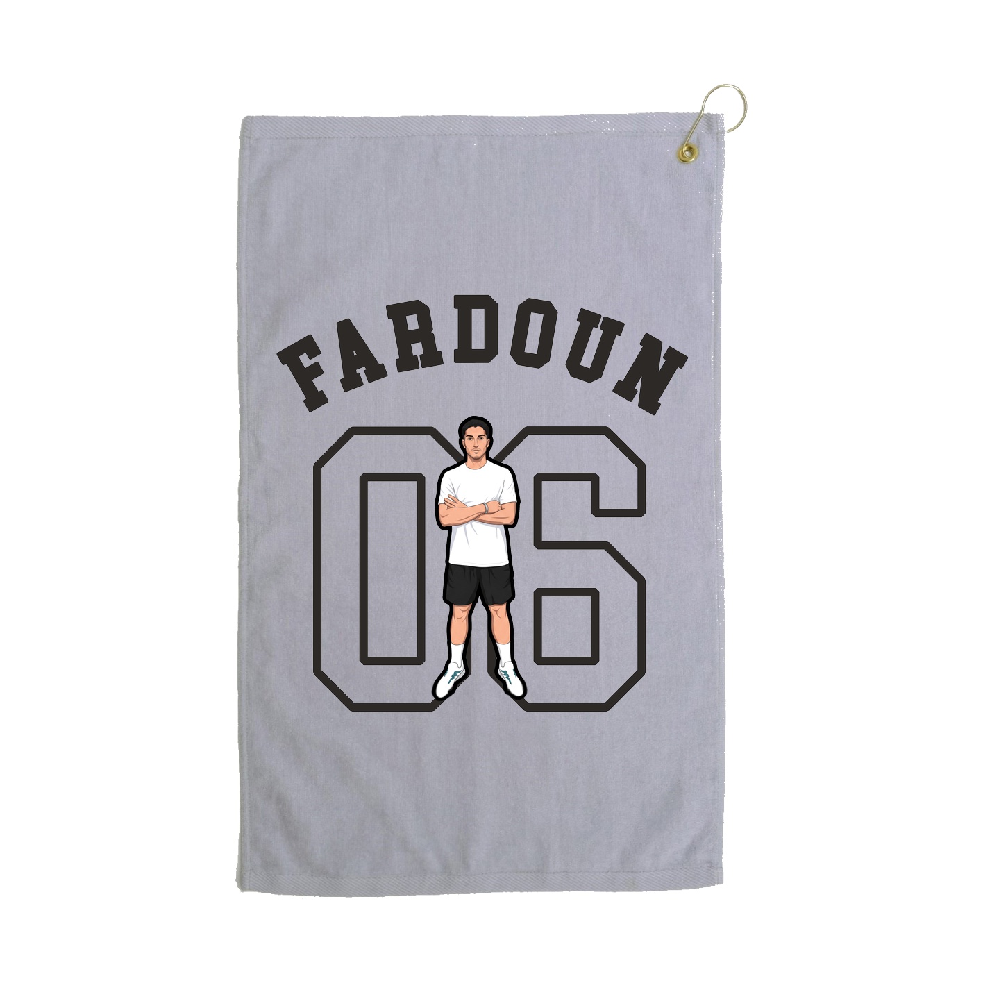 Golf Towel — Shirsey Arch in Grey