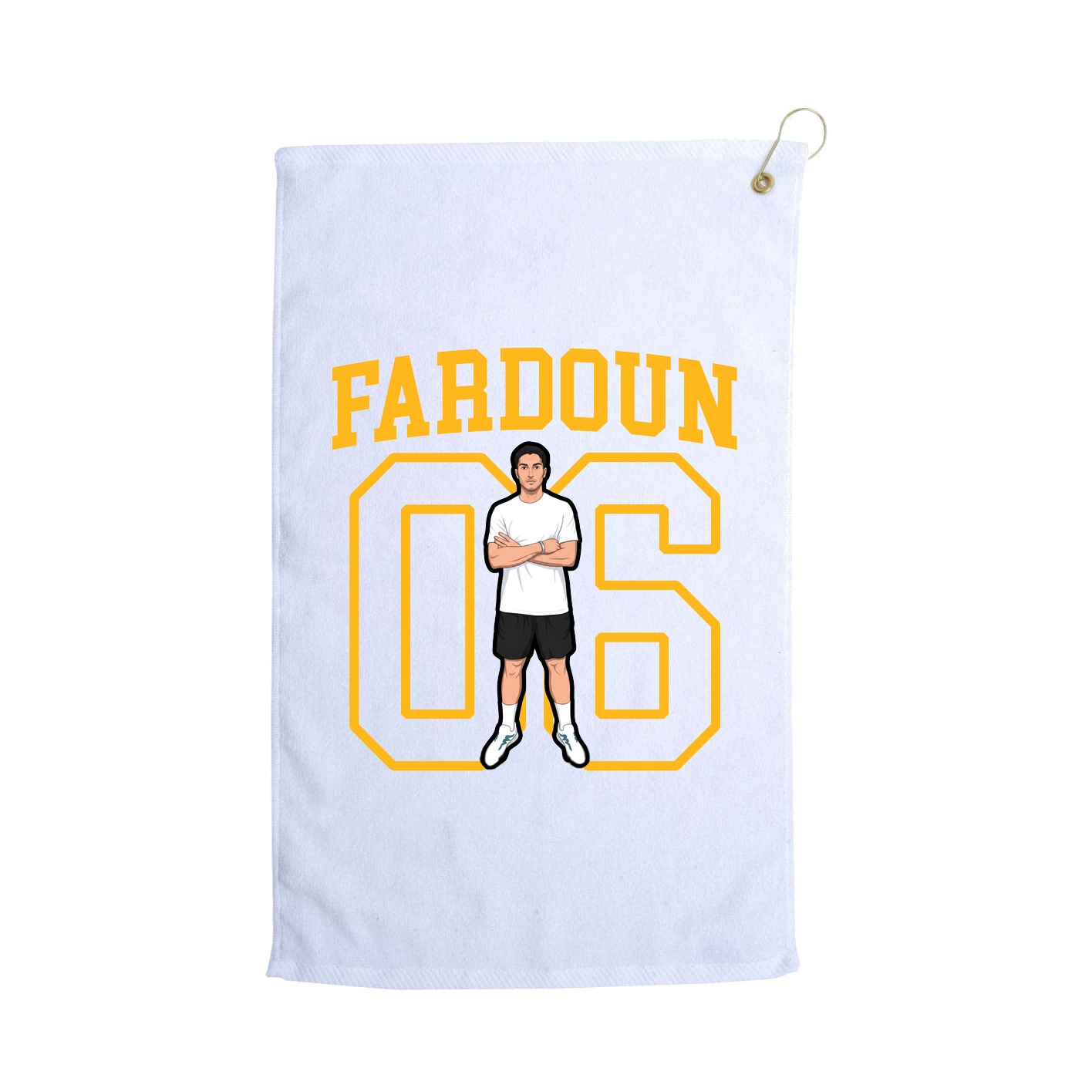 Golf Towel — Shirsey in White
