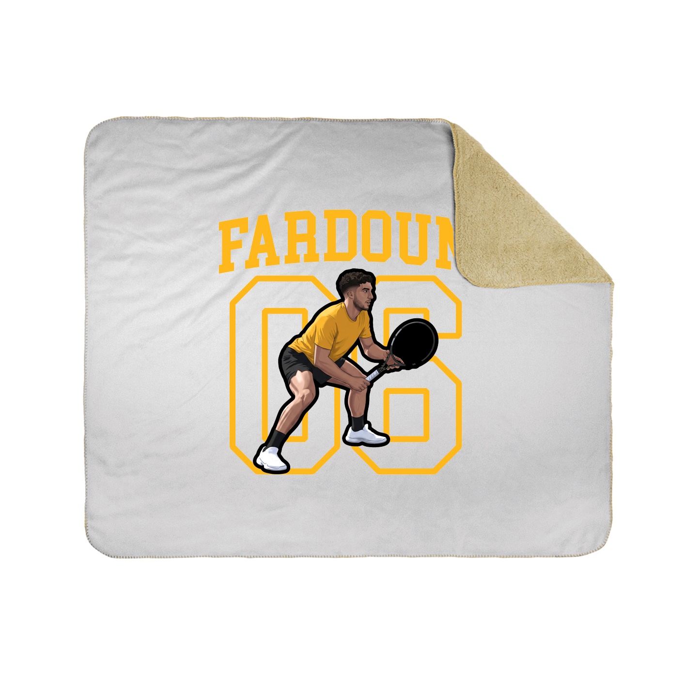 Throw Blanket — Shirsey in White