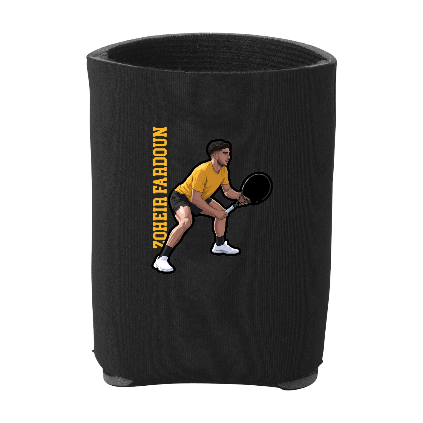 Can Holder — Name Vertical in Black