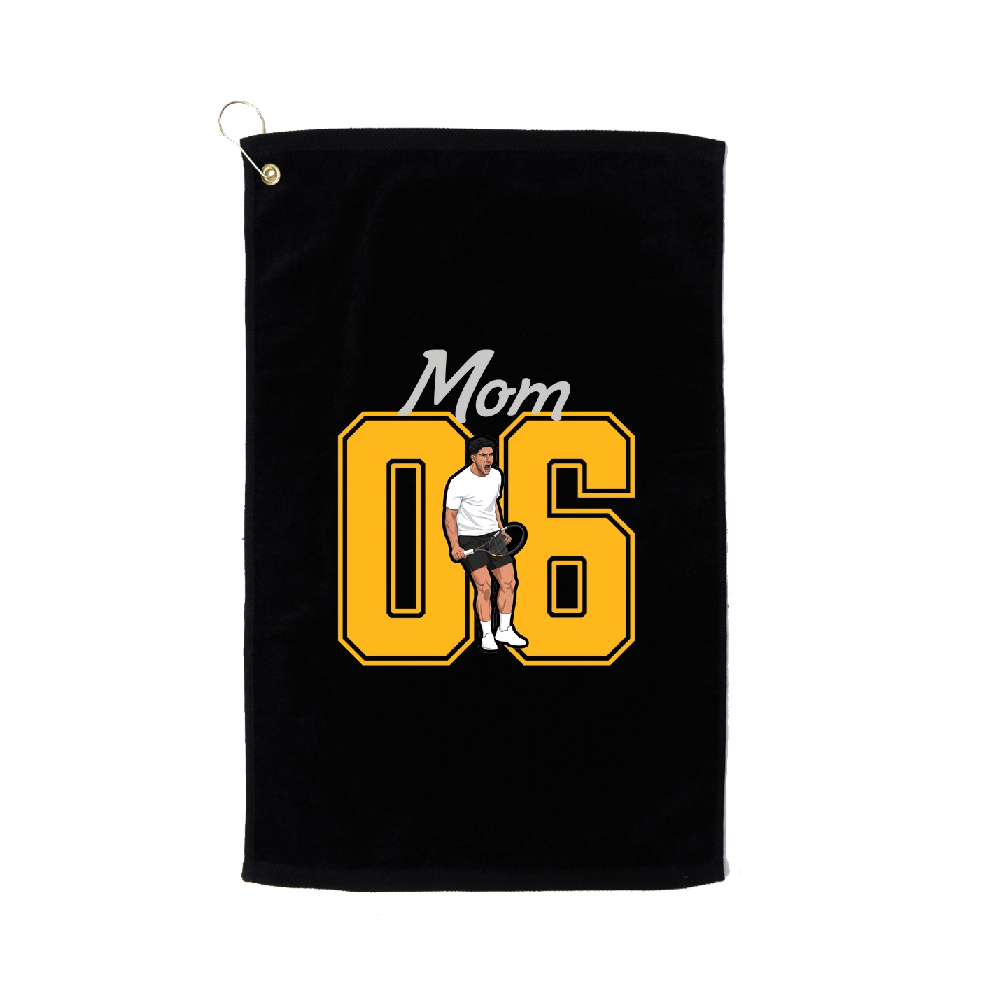 Golf Towel — Mothers Day Shirsey in Black