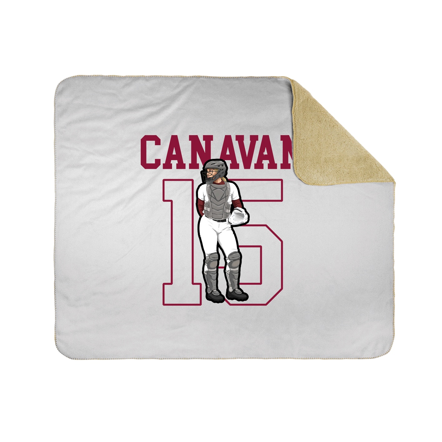 50x60 Sherpa Lined Throw Blanket