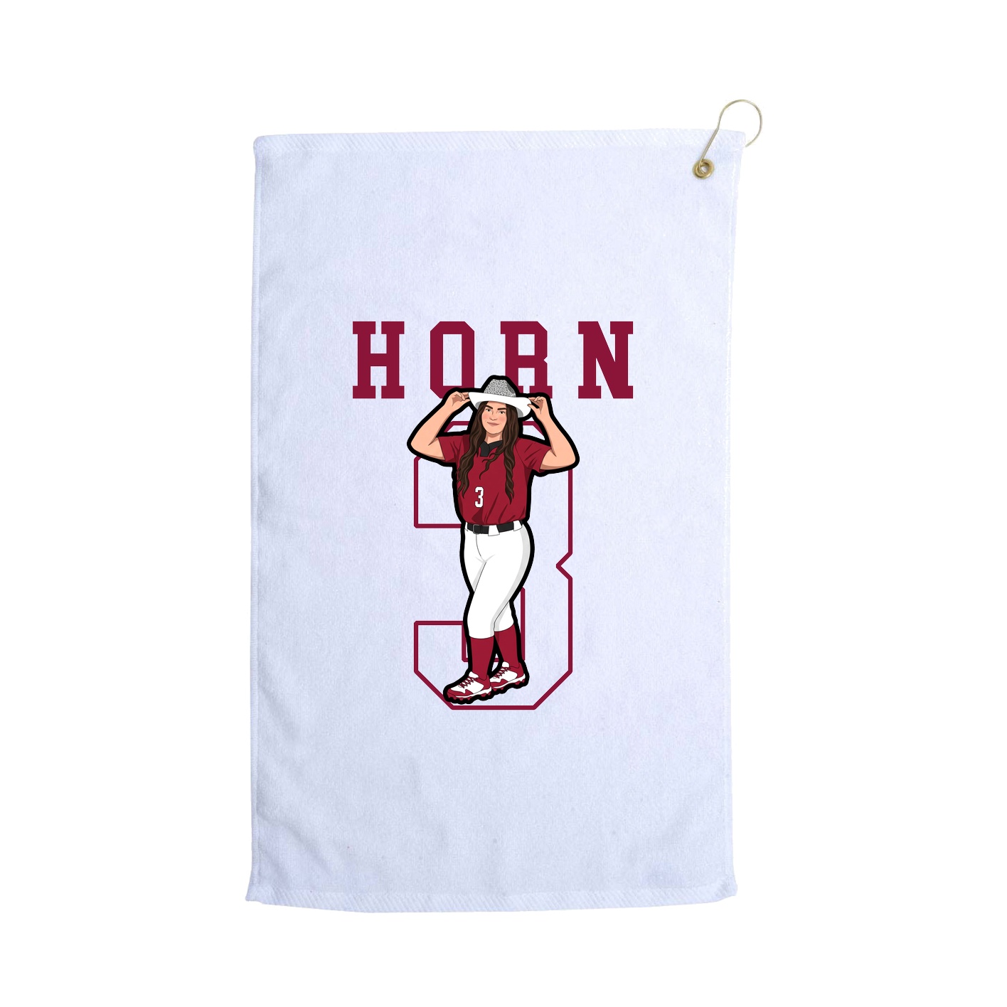 Terry Velour Golf Towel