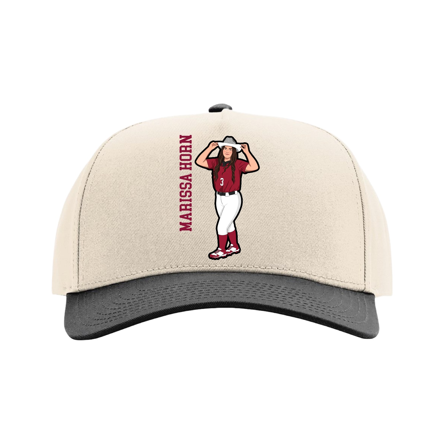 Full Fabric Five-Panel Champ Cap