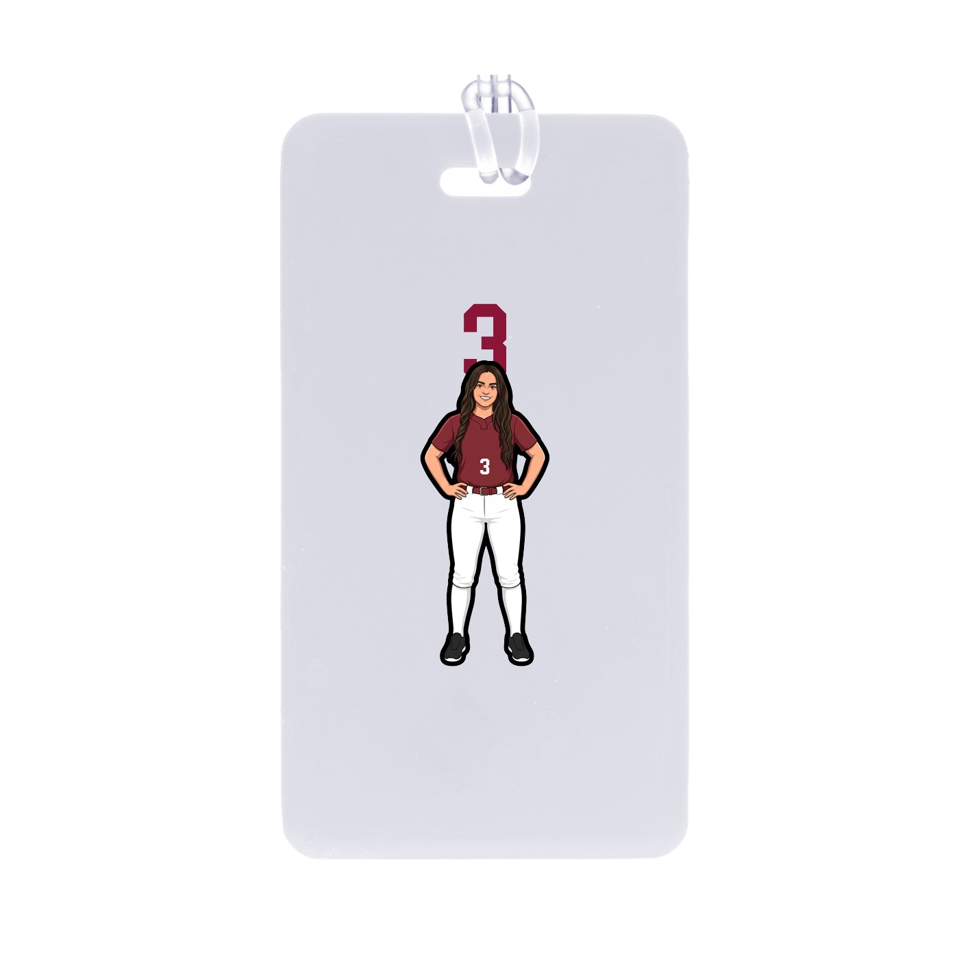 Bag Tag — Number Top in Classic